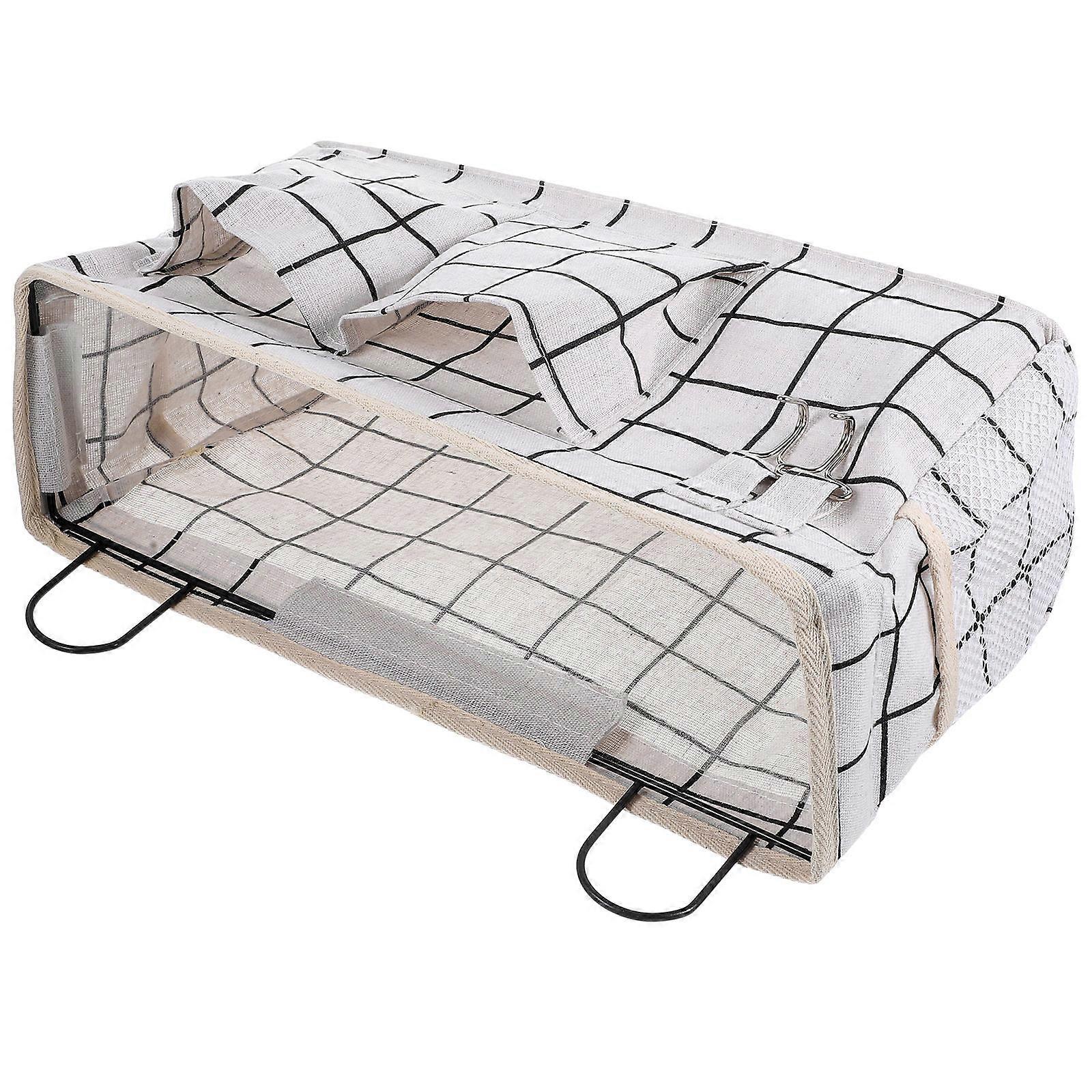 Linen Hanging Organizer Bed Storage Basket for Storage Use