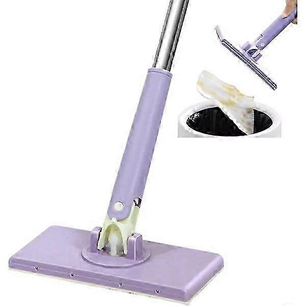 Automatic Mini Mop with Cloth Change - 360 Rotation Floor Cleaner for Home