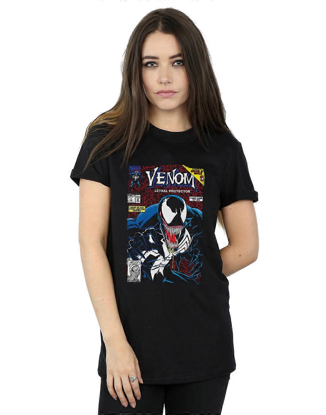 Marvel Women's Venom Lethal Protector Boyfriend Fit T-Shirt