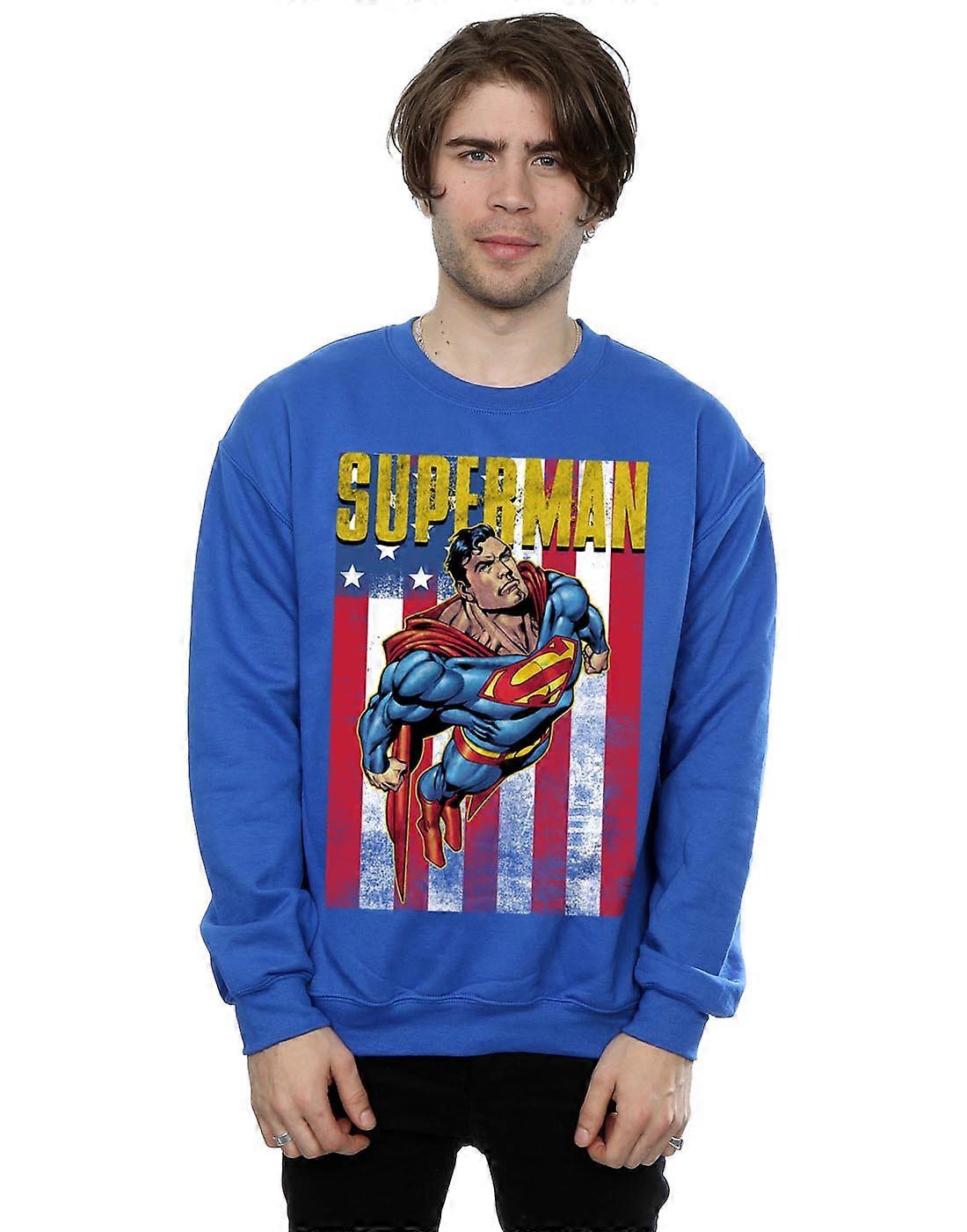 DC Comics Men's Superman Flight Sweatshirt