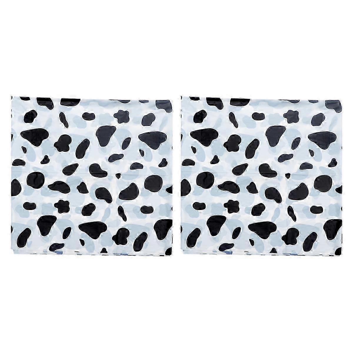 Disposable Tablecloths for Party Use Cow Pattern 6Pcs Table Covers