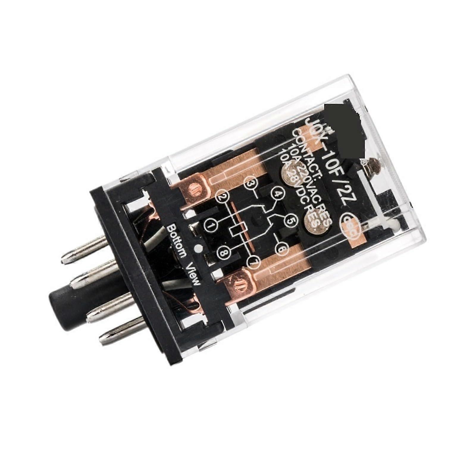 AC Electromagnetic Relay JQX10F 2Z 220V 8 Pin Wide Voltage Reliable Intermediate Control