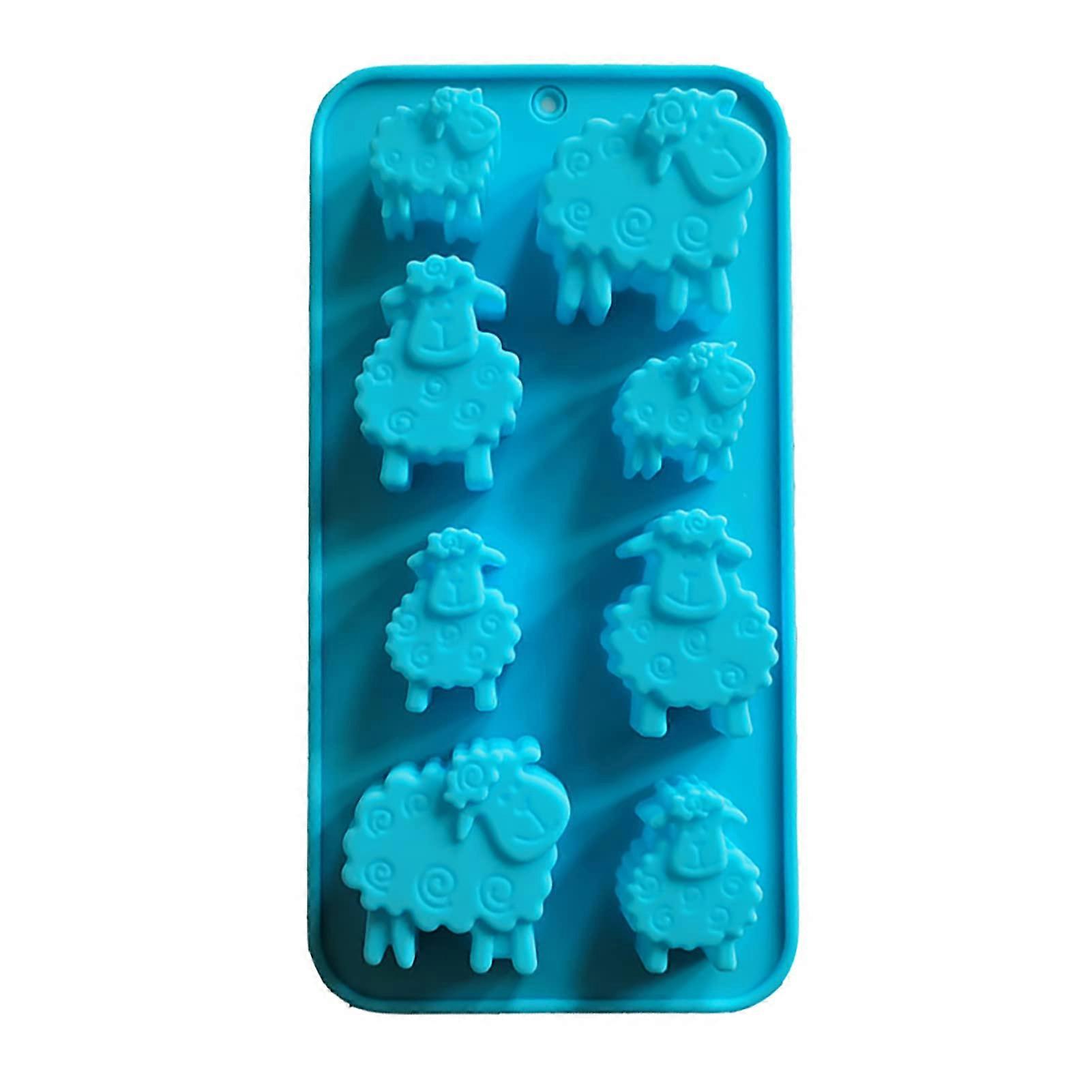 Sheep Silicone Chocolate Mold for Candy, Cake, Soap, Ice and Resin Casting, Easy Release