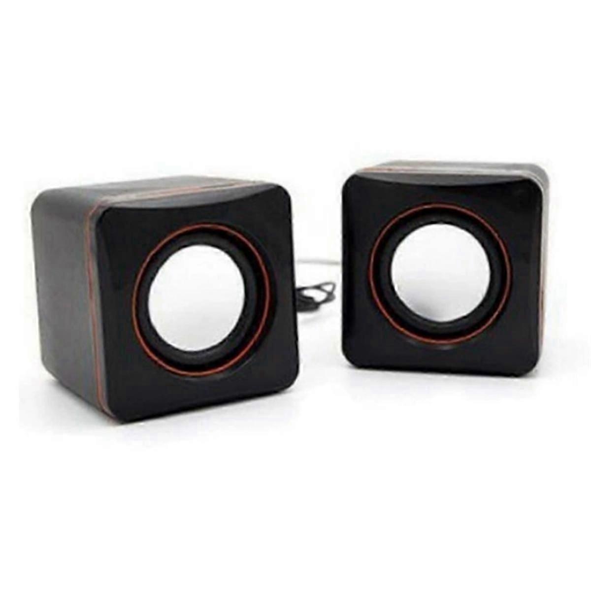 HiFi Speaker Computer Speaker with Volume Control Wired USB Speaker 3D Stereo