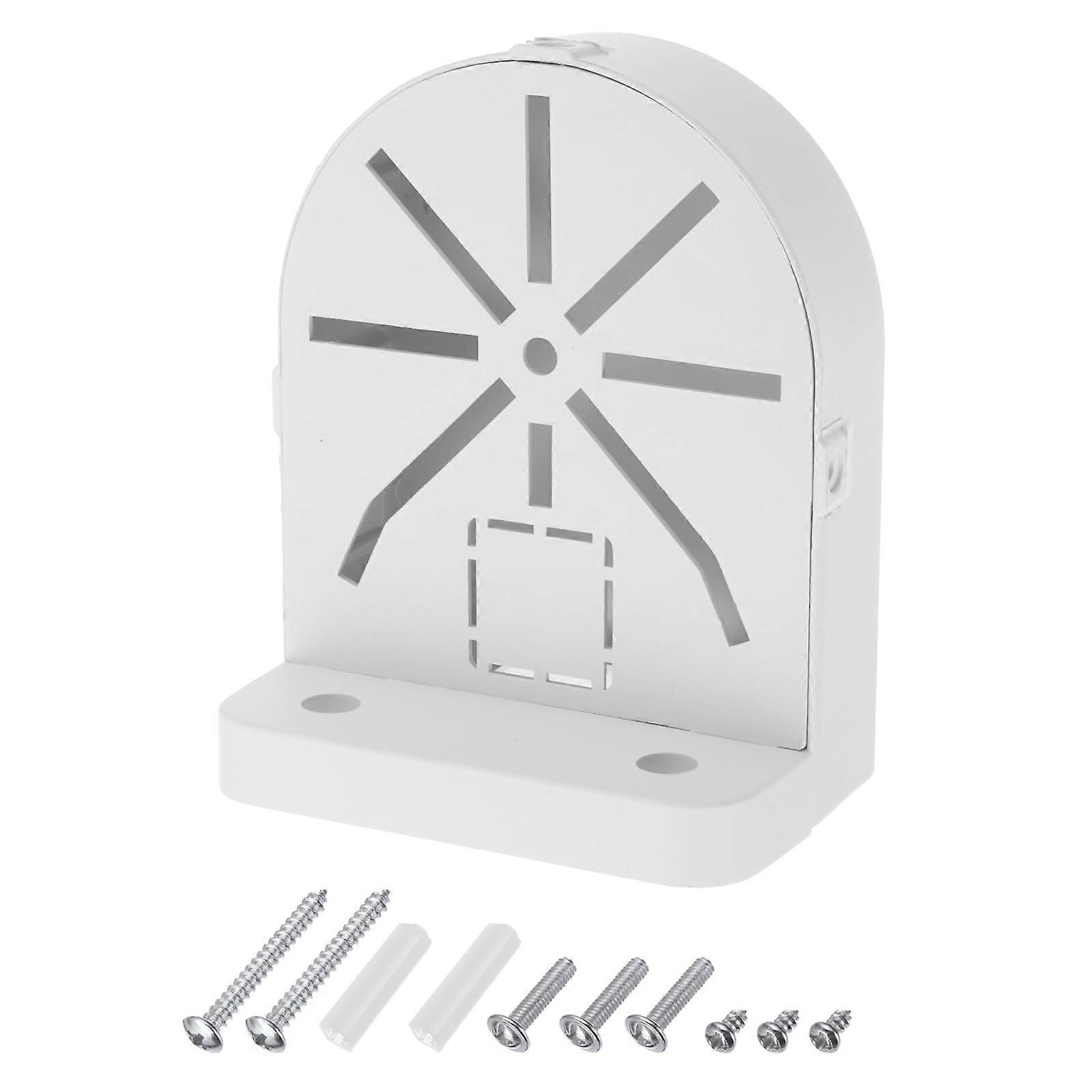 Dome Security Camera Wall Mount 4.9 Inch with Junction Box, Right Angle CCTV Bracket White