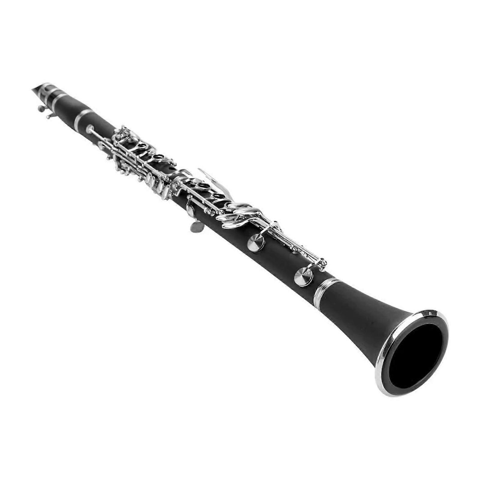 Professional Bb Clarinet 17 Key with Smooth Ergonomic Keys for Concert and Studio Use