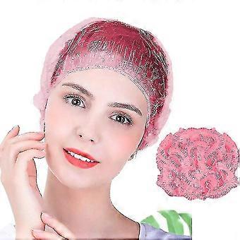 Shower Cap Disposable 100pcs Bath Caps Large Thick Hair Cap Waterproof Bath Shower Caps For Women Girls Kids Men, Travel, Hotel Spa, Hair Salon, Home