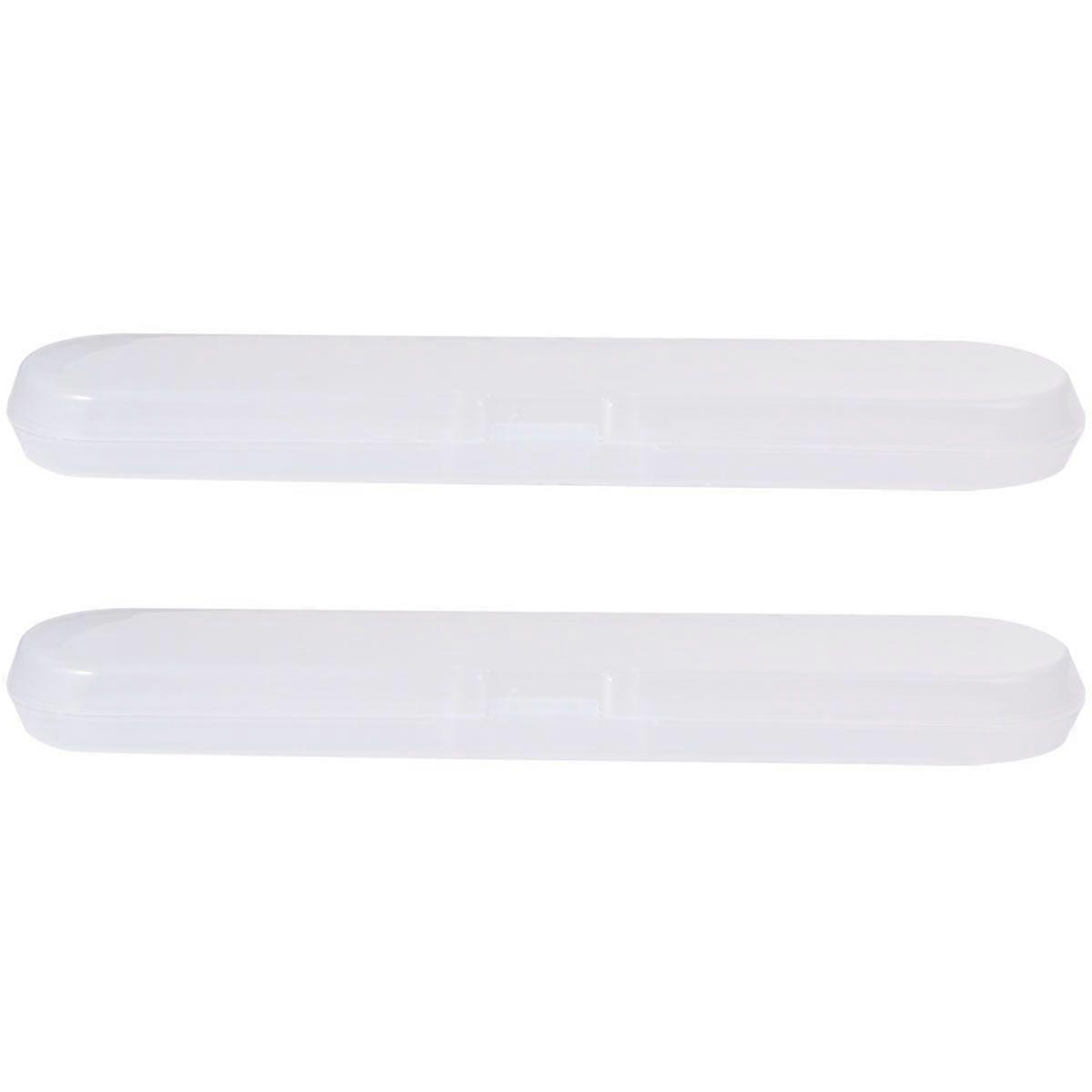 2pcs Thermometer Box Small Plastic Temperature Measurement Tool Box Digital Thermometer Storage Case