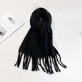 Effen kleur dames pashmina sjaal, lichtgewicht, effen sjaal, imitatie kasjmier omslagdoek