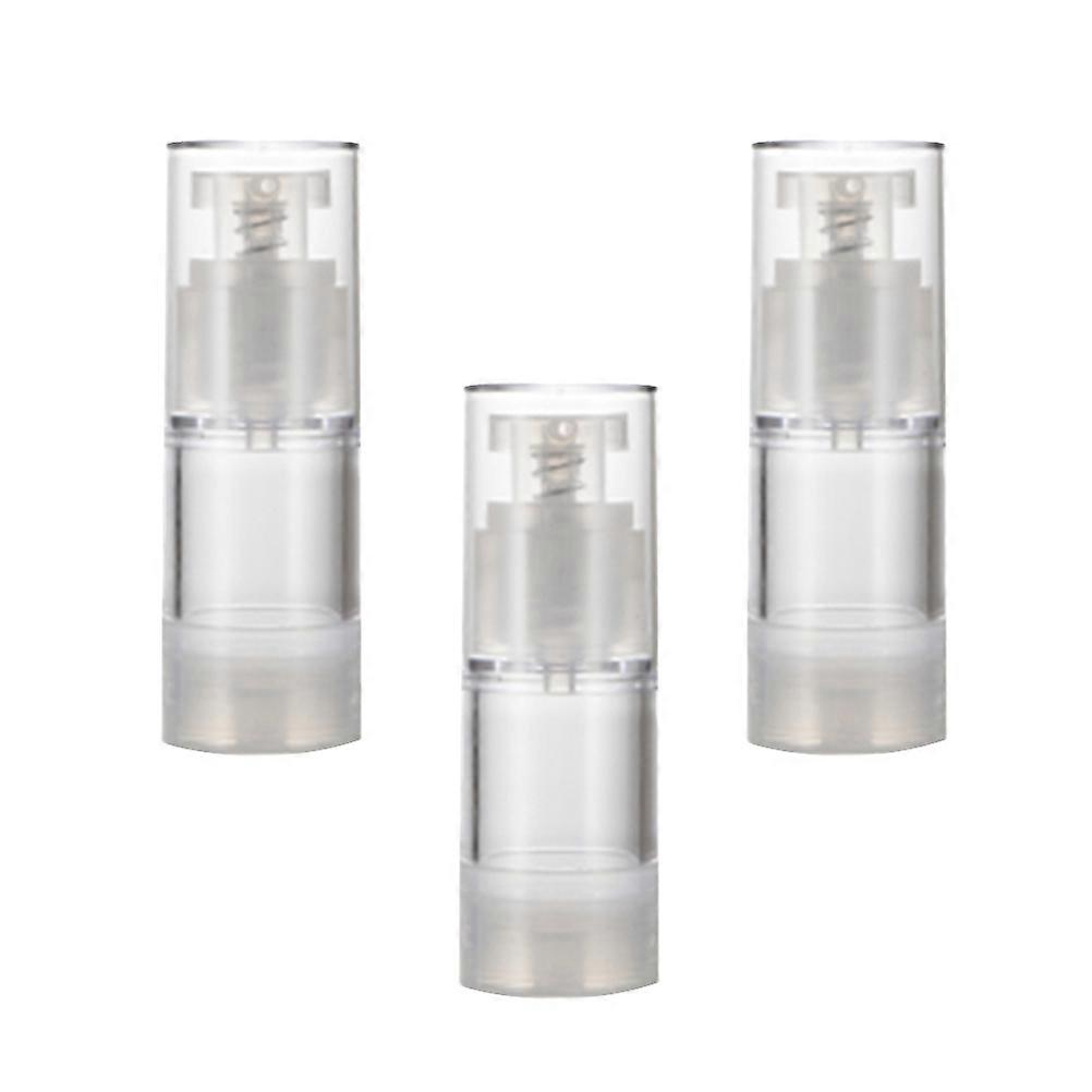 Transparent Emulsion Bottles Useful for Storage 3Pcs Pack