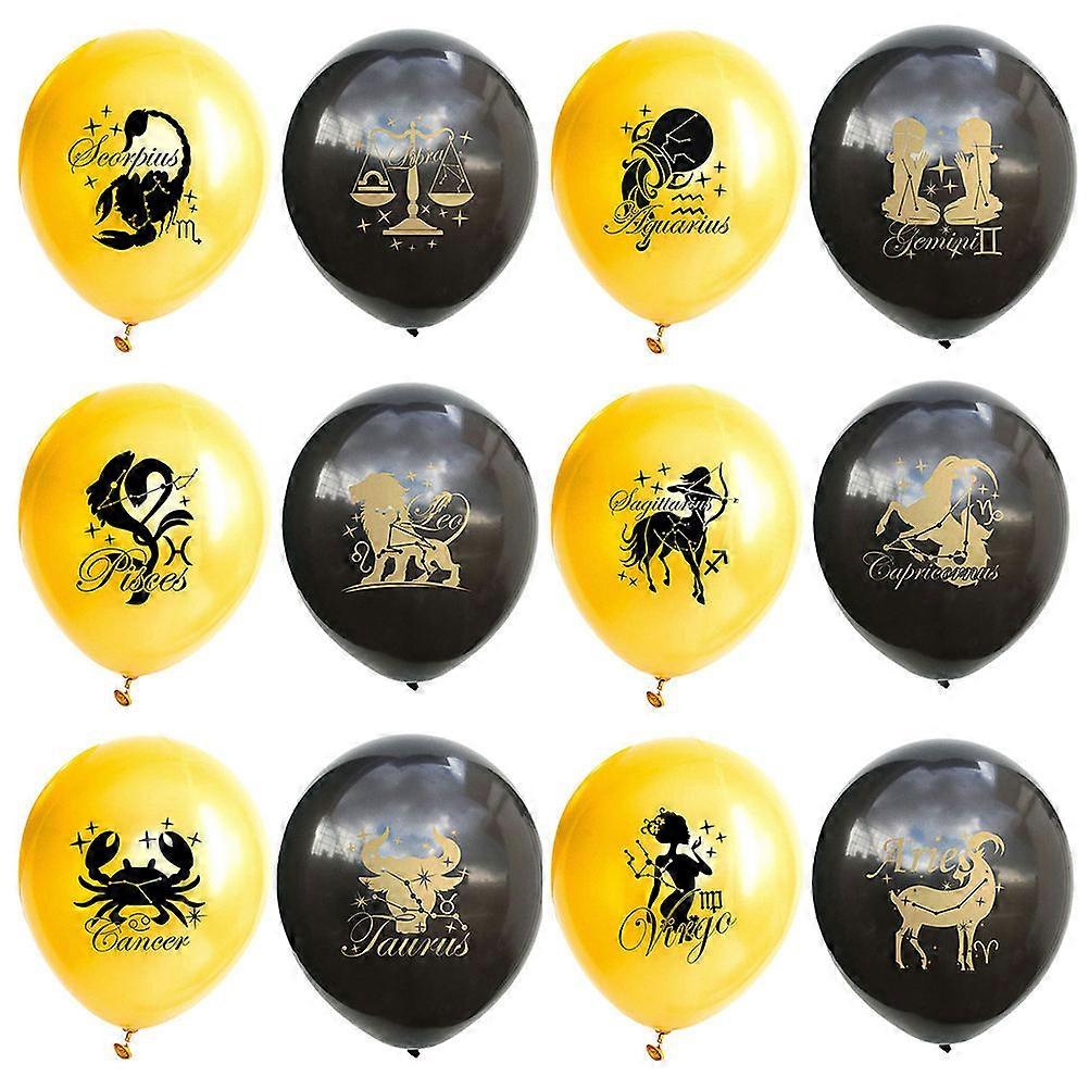 Sagittarius Balloons Assorted for Wedding Decoration 15Pcs Latex