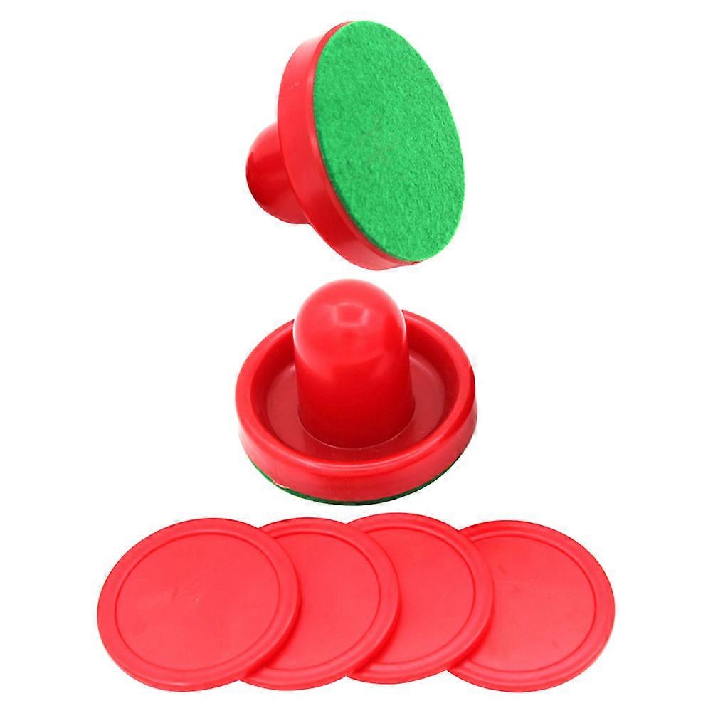 Air Hockey Paddle and Pucks Replacement for Playing 5Sets