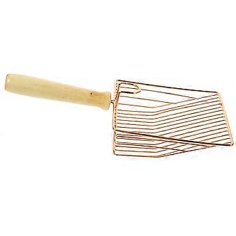 Cat Litter Scoop Metal Sifter for Cleaning 4Pcs Durable Handles