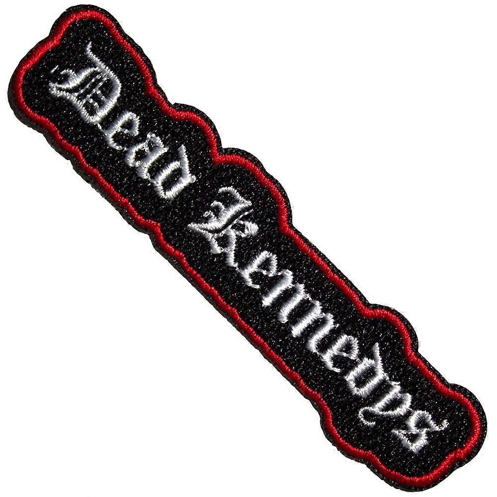 Dead Kennedys Text Logo Cut Out Woven Patch