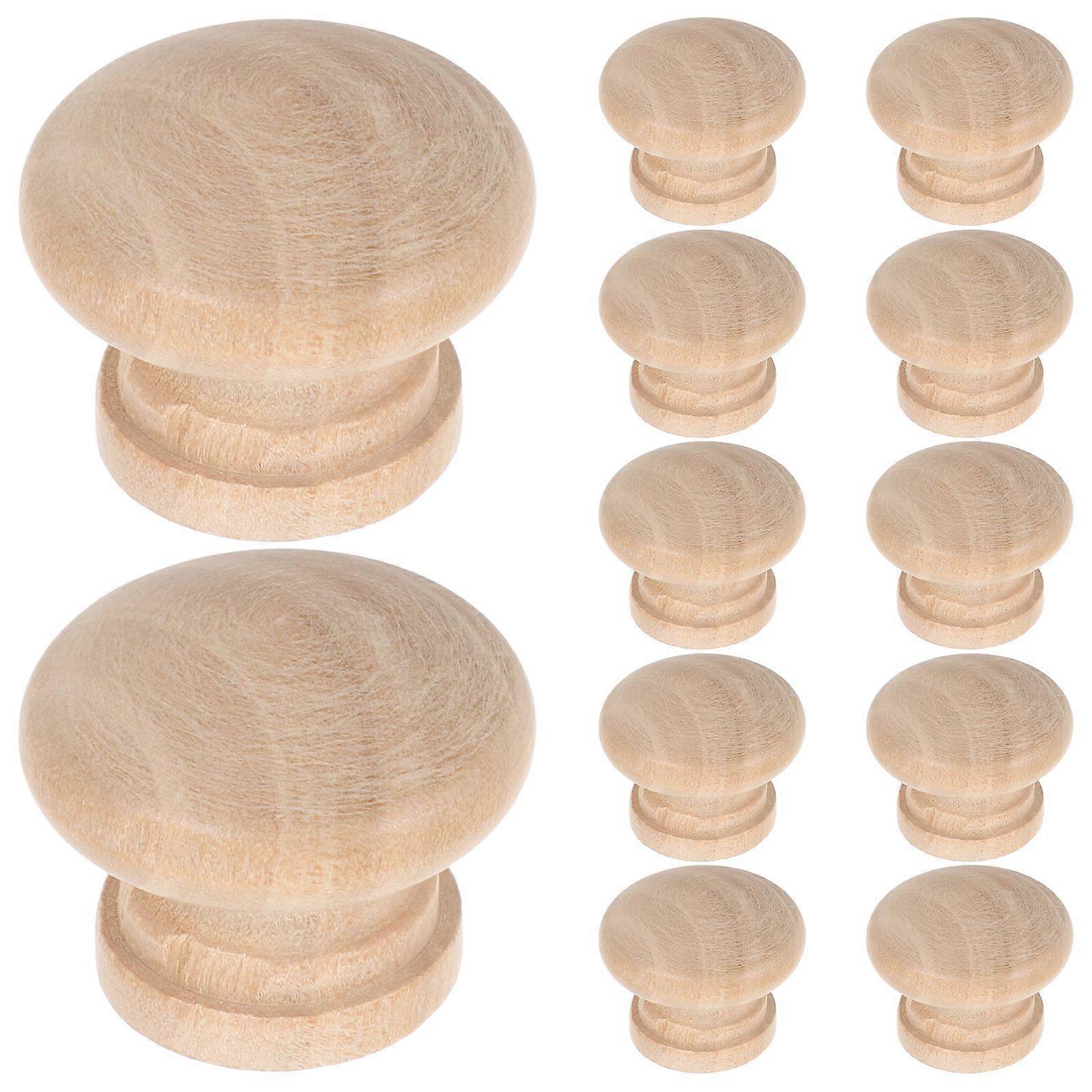 12pcs Wooden Dresser Knobs Unique Cabinet Knobs For Drawer Handles Retro Drawer Pulls And Knobs Wooden Knobs For Cabinets And Drawers