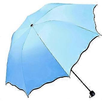 Sommer Sonnenschutz UV Sonnenschirm Sonnenschirm Sonnenschirm für Frauen mit 8 Knochen leichtes Design, ideal für Sonnenschutz und komfortable Nutzung