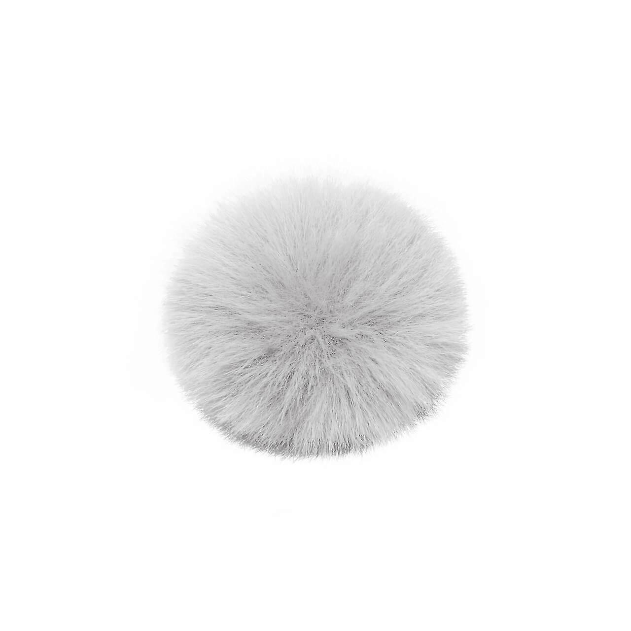 COMPATIBLE Windscreen For DJI Mic Mini (Gray With White Clip) Windscreen Gray With White Clip