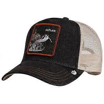 Goorin Bros Denim Snake Trucker Hat - Dark Denim Blue