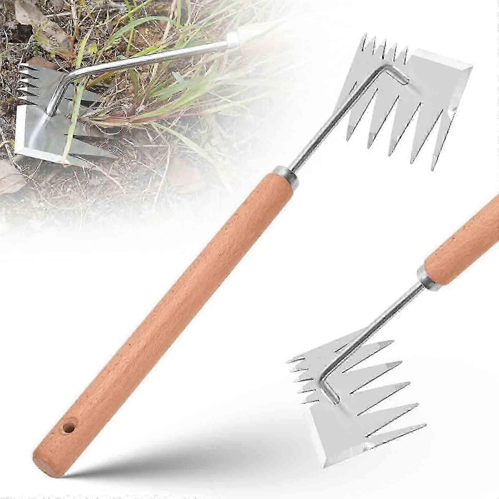 Multifunctional Weeding Tool, Weed Puller And Remover Hand Tool compatible with Yard And Garden