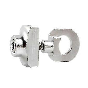 SHYV-Kedjespännare för hopfällbar cykel i aluminium (1 st, silver)