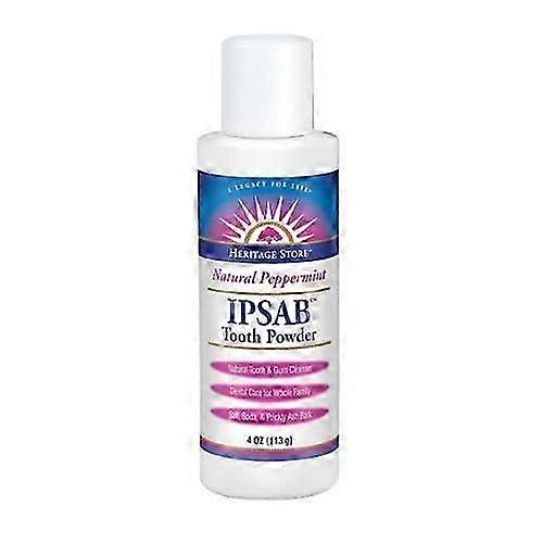 Ipsab Tooth Powder Peppermint ,4 Oz
