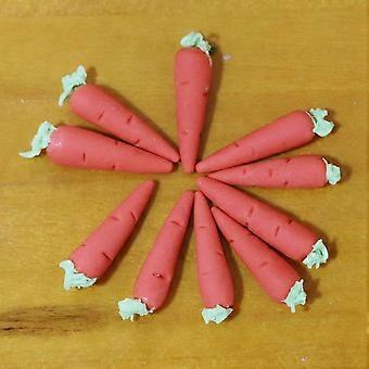 Mini-Karottenmodell, Kunststoff-Simulationskarotten zur Dekoration, 10 Stück, hübsche Requisiten