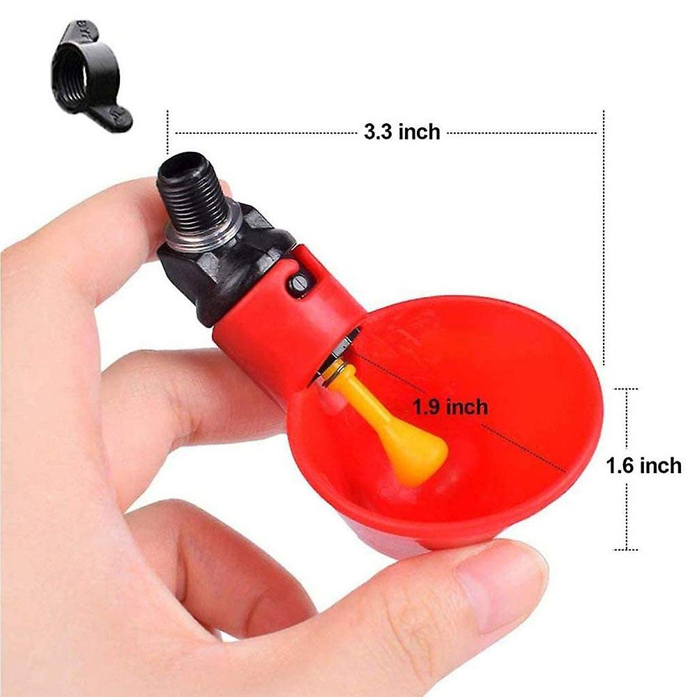 10 Stück Hühner Trinknippel - Automatische Wasserspender Für Geflügel