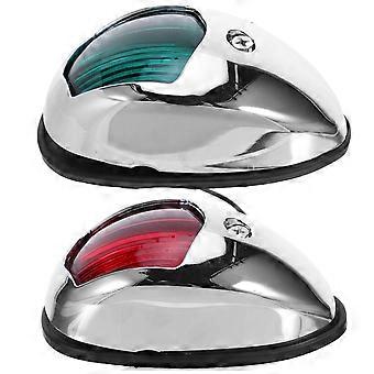 2pcs LED Boat Navigation Lights Marine Port Starboard Lights Pontoon Boat Parts