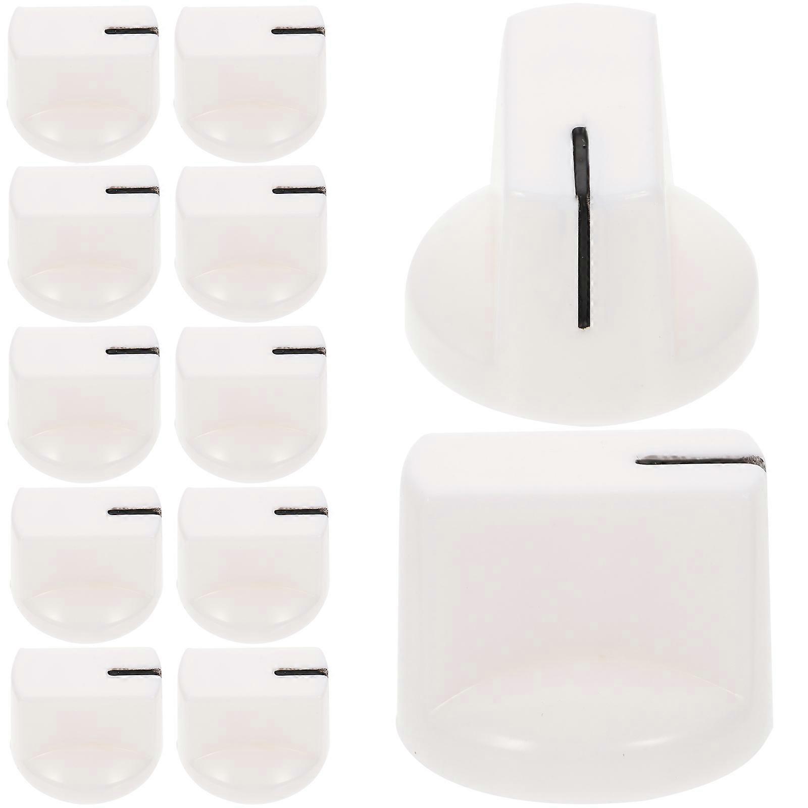 Guitar Volume Control Knobs for Electric Guitar 36Pcs White Set
