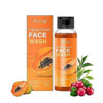Hoygi Papaya Face Wash Sanfte Reinigung Nicht eng Feuchtigkeitsspendend Feuchtigkeitsspendend Feuchtigkeitsspendende Haut Zarte Hautpflege Gesichtswäsche