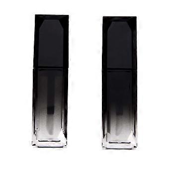 Refillable Lip Balm Tubes 2Pcs Gradient Travel Size for DIY Makeup with Smooth Twist-Up Mechanism