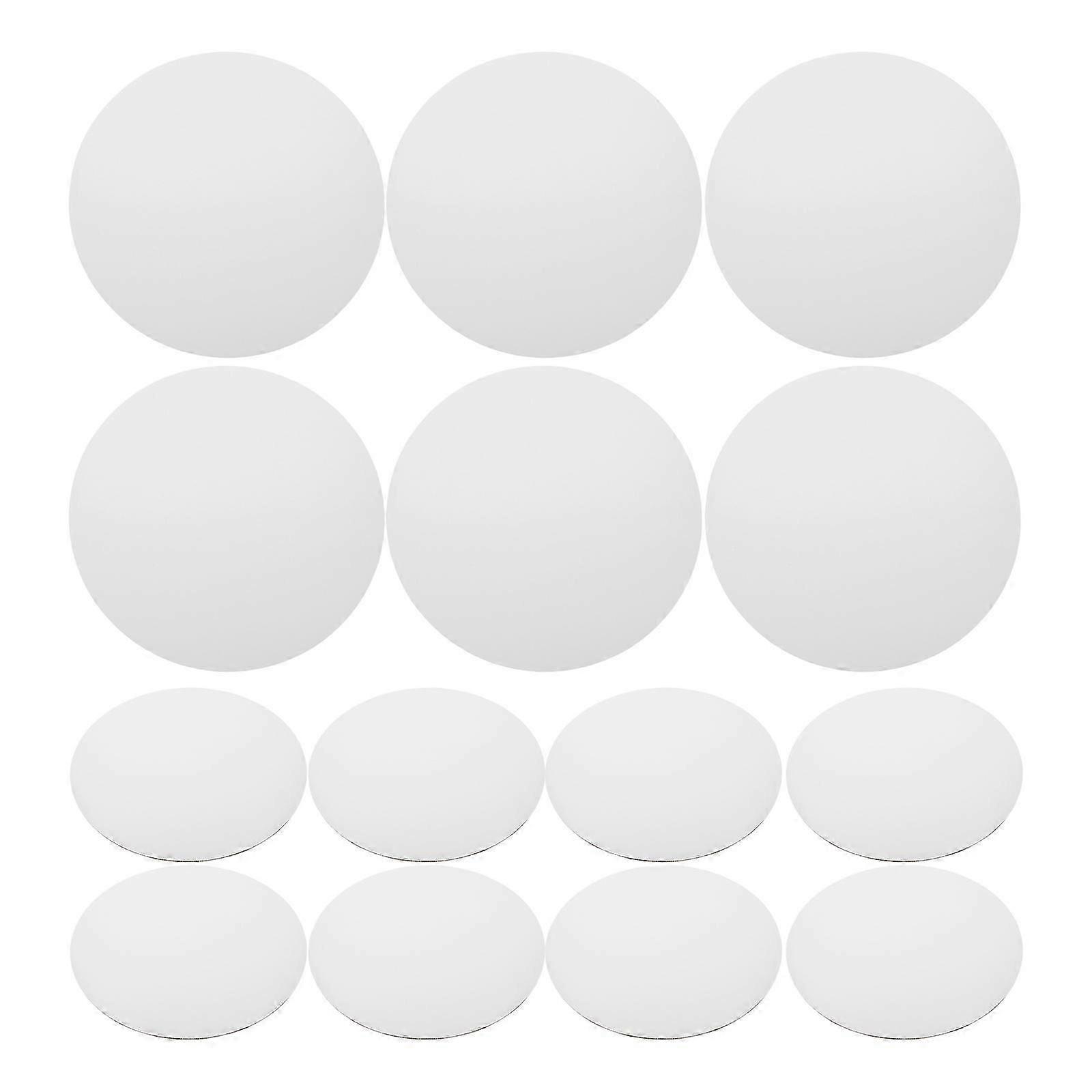 25Pcs White Round Cake Boards, Paper, Stable Base for Baking