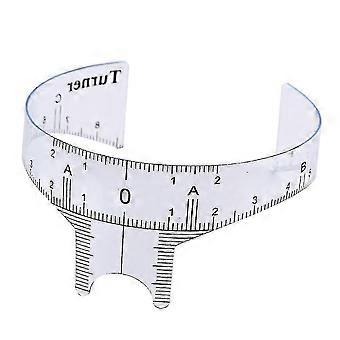 Reusable Makeup Brow Measure Eyebrow Guide Ruler Permanent Tools