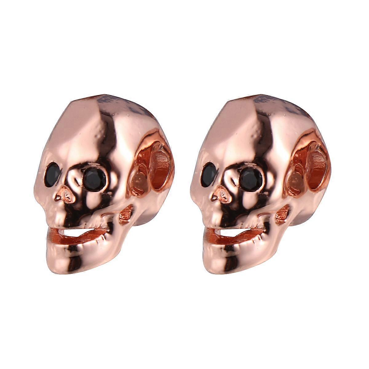 DIY Rivet Accessories Punk Skull Chic Ghost Head Pendants 2Pcs Pack