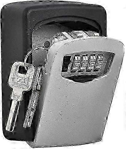 Wall Mounted Key Safe with 4 Digit Code for Home Car Emergency Access