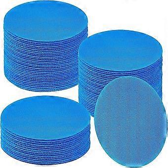 30 stuks tapijtmarkers, ronde tapijtstippen, sportstippen, kleurrijke vloerstippen voor gym, klaslokaal, lesgeven en spelletjes. Lichtblauw.