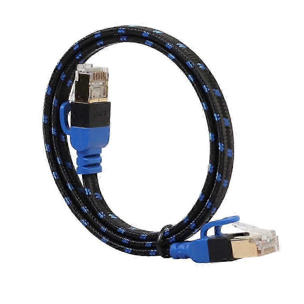 Ethernet Cord Cat7 Network Cable Connecting Use 3Pcs 0.5 Meter Flat Cable