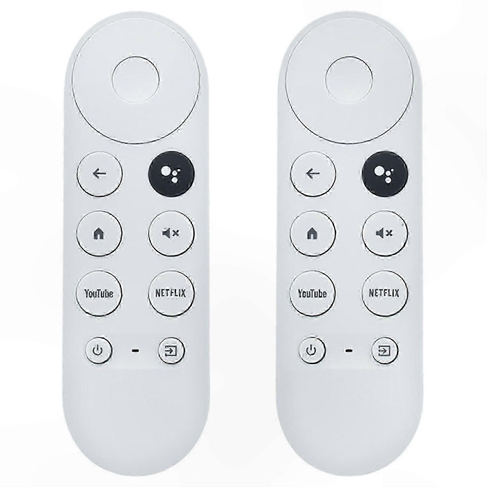2-Pack Universal Remote Control for 4K TVs with Bluetooth and Voice Functionality