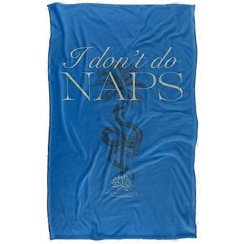 The White Lotus I Don't Do Naps Blanket