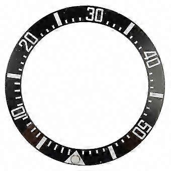 Vervangingsring voor de bezelinzet, 40 mm, zwart keramiek, compatibel met Rolex Sea-Dweller.