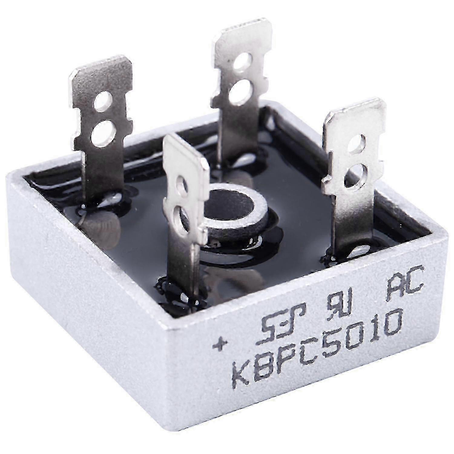 50A 1000V KBPC5010 Single Phase Diode Bridge Rectifier Metal Case 4Pcs
