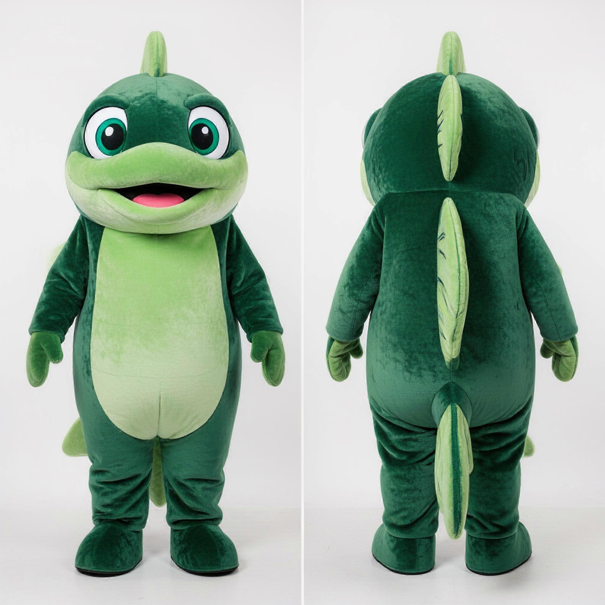 MASTICOT Forest Green Friendly Cod Mascot