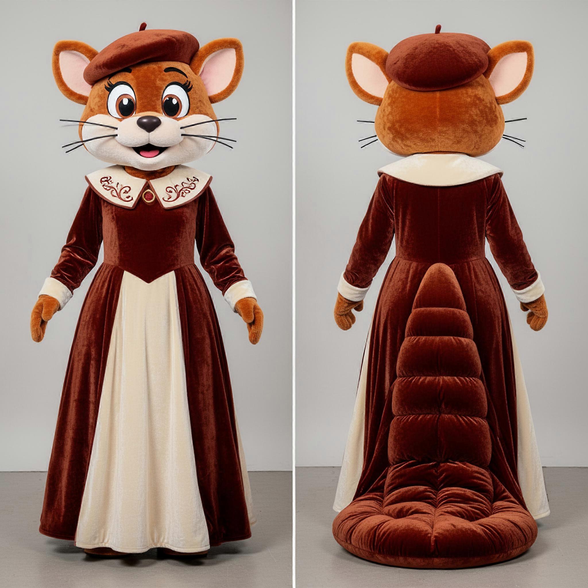 MASTICOT Rust Orange Wide Eyed Ring Master Mascot