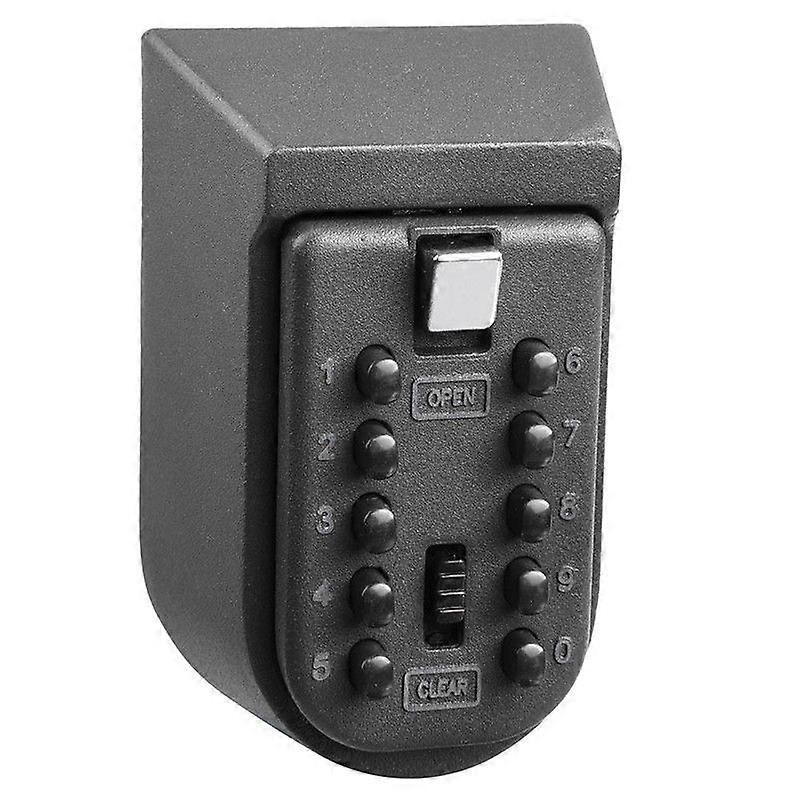 Wall Mounted Push Button Combination Key Lock Box Aluminium Alloy