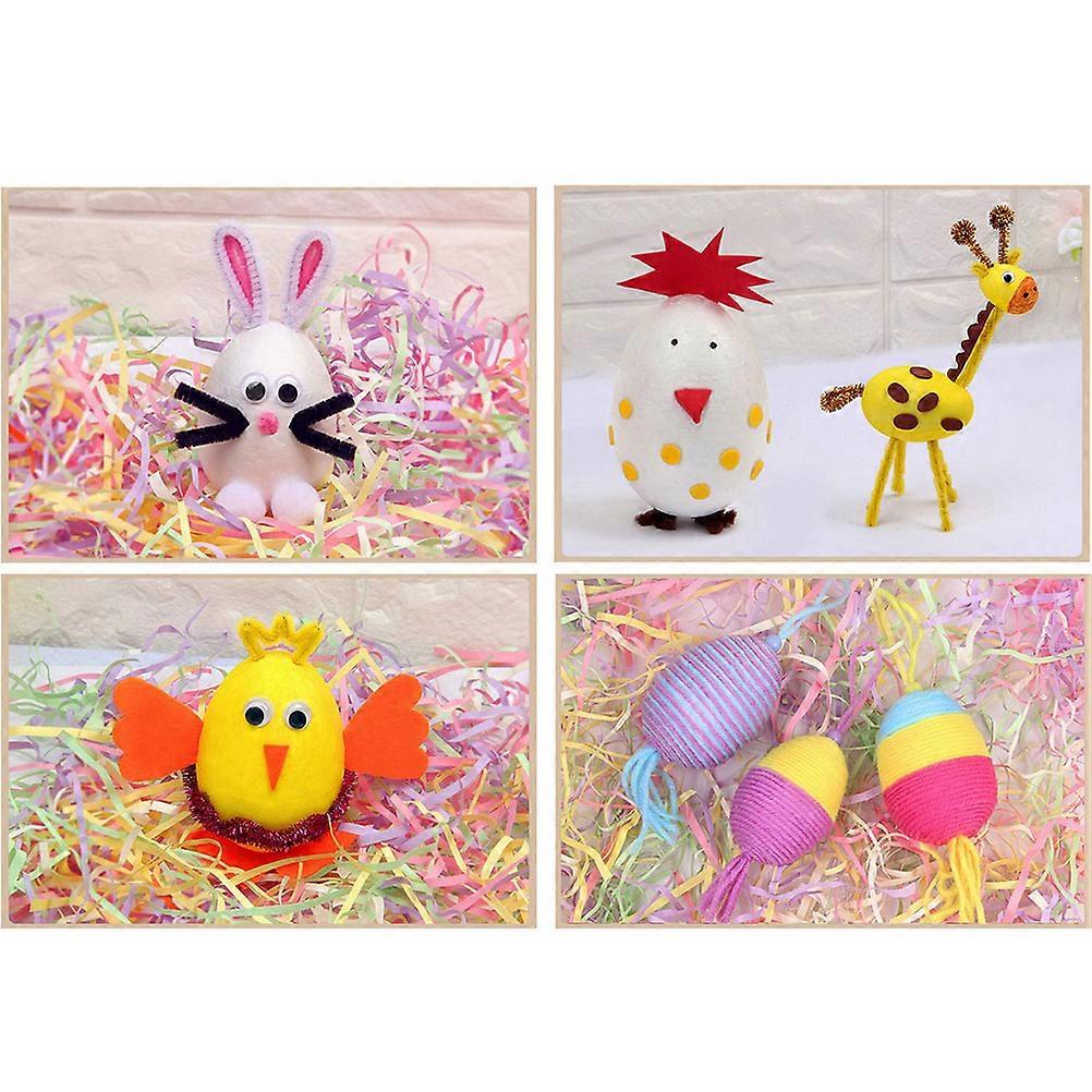 DIY Egg Painting Eggs for Decoration 34Pcs White Solid Easter Egg Kit
