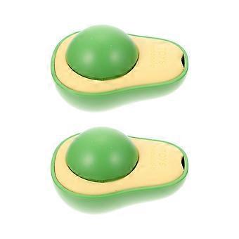 Katzenminze-Spielzeug, Avocado-förmig, 2 Stück, Beißspielzeug, Grün