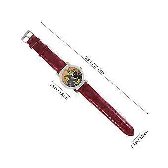 Strap Watches Women Halloween Themed Quartz Movement Red Alloy Case 23.5x3.8x0.6 Cm 1Pcs