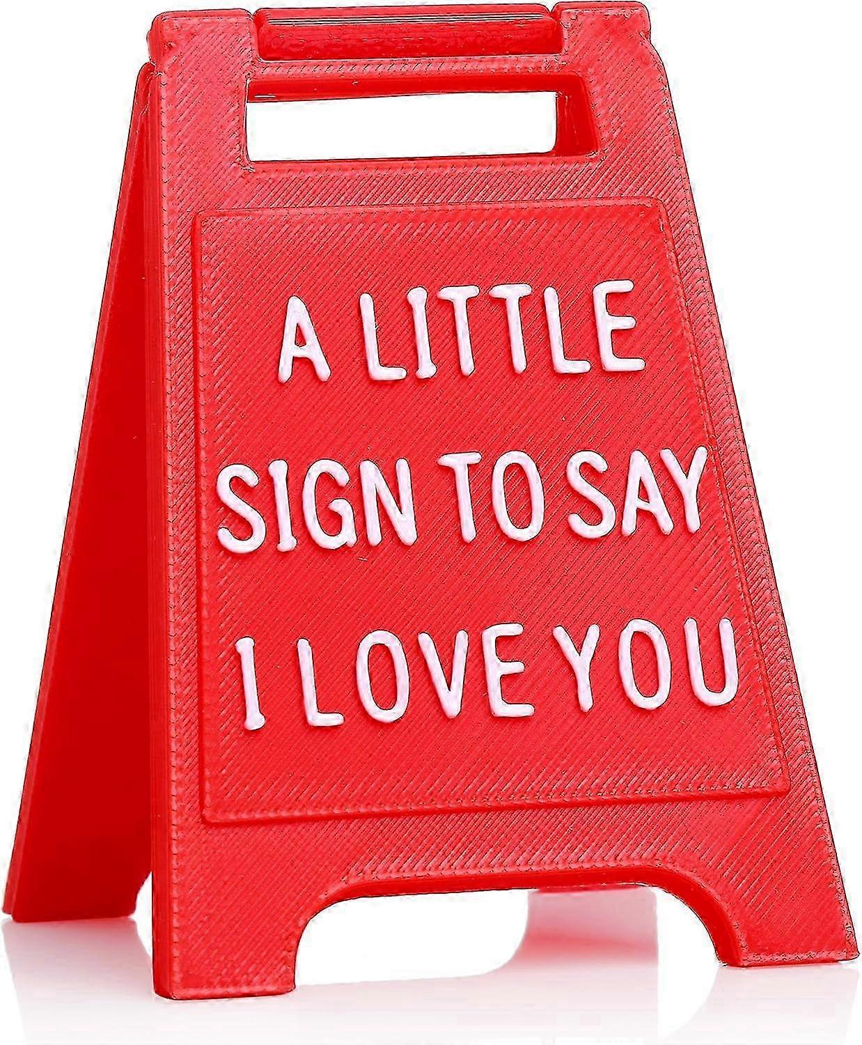 Tender Pop-Up Love Declaration Plaque
