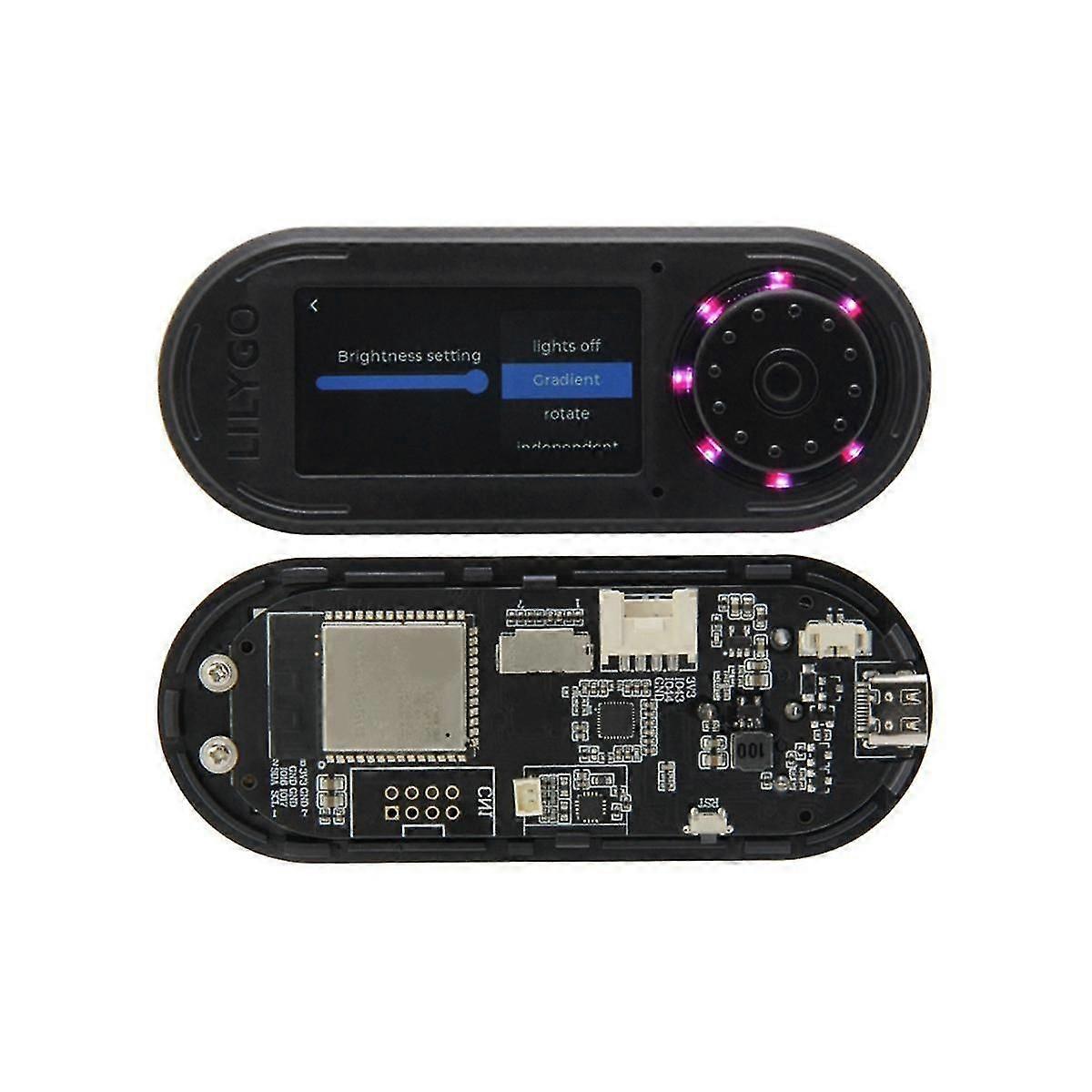 Multifunctional Portable T-embed Esp32-s3 Lcd Rgb Microphone Encoder Development Board, A