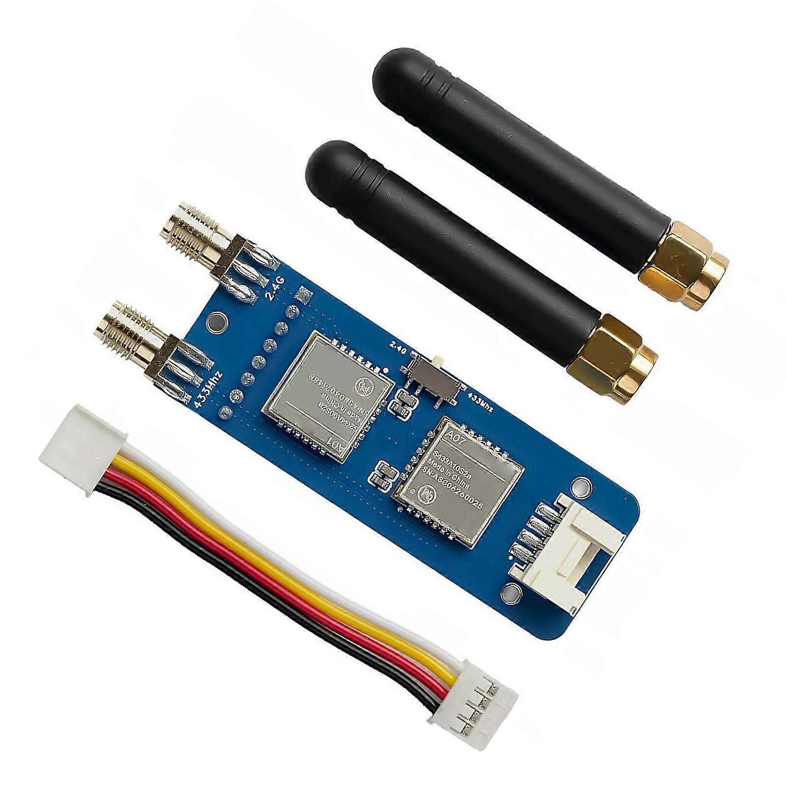 Two-Band Communication Board for Data Transfer, Wireless Module with Cable Assembly for Development and Training Multicolor